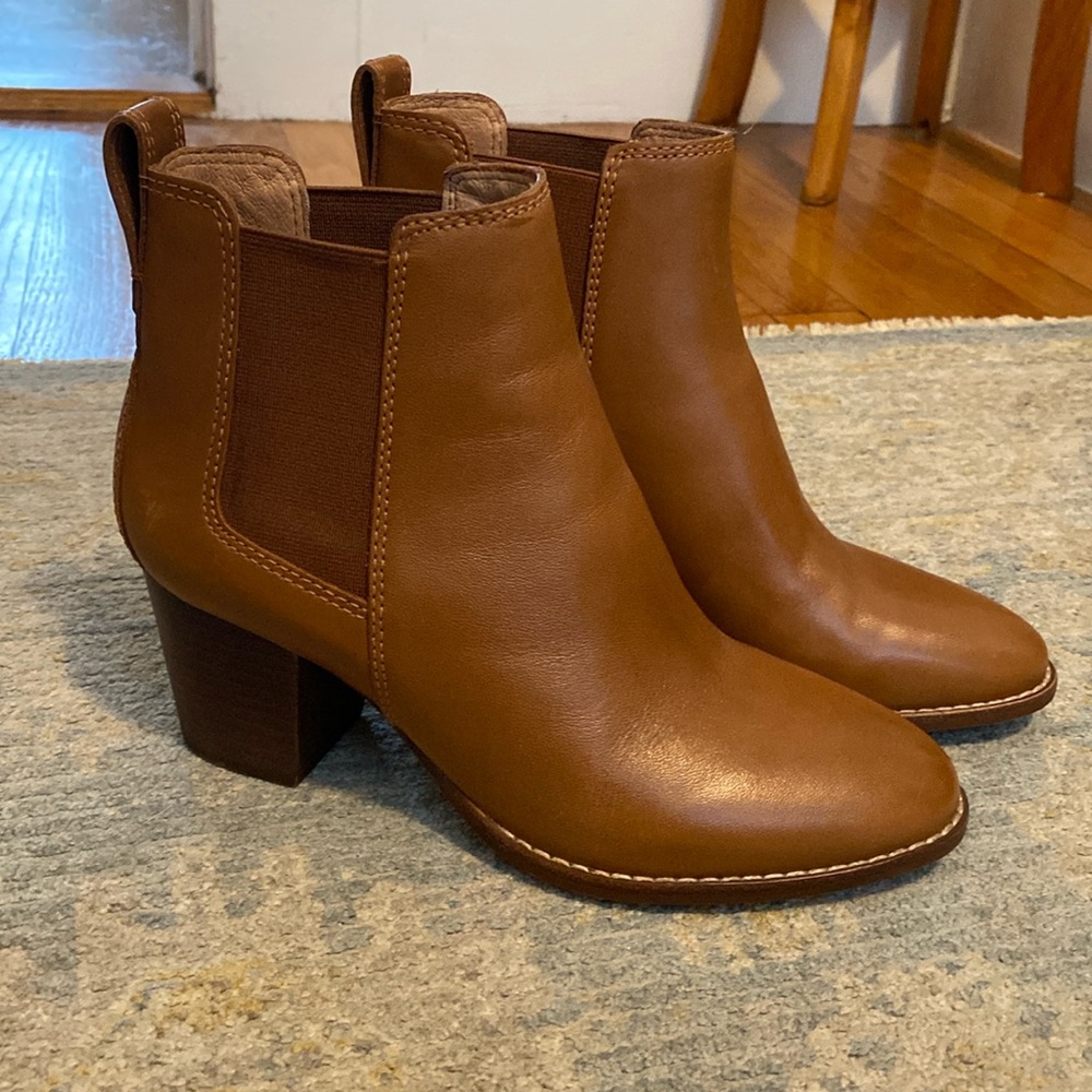 Madewell Regan Tan Ankle Boot